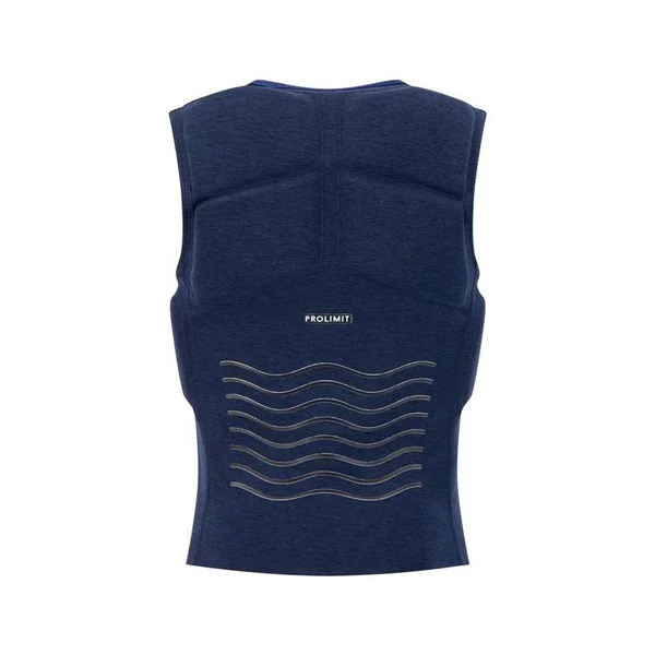 Gilet impact kitesurf/windsurf PROLIMIT Mercury Stretch Vest Half Padded Frontzip Navy