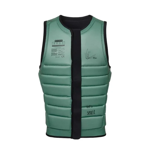 Gilet impact MYSTIC Check Out Front Zip Black