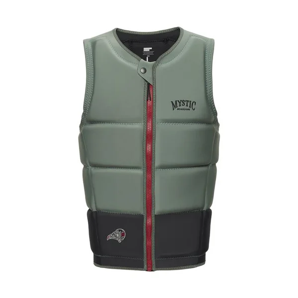 Gilet impact MYSTIC Peacock Front Zip Dark Olive