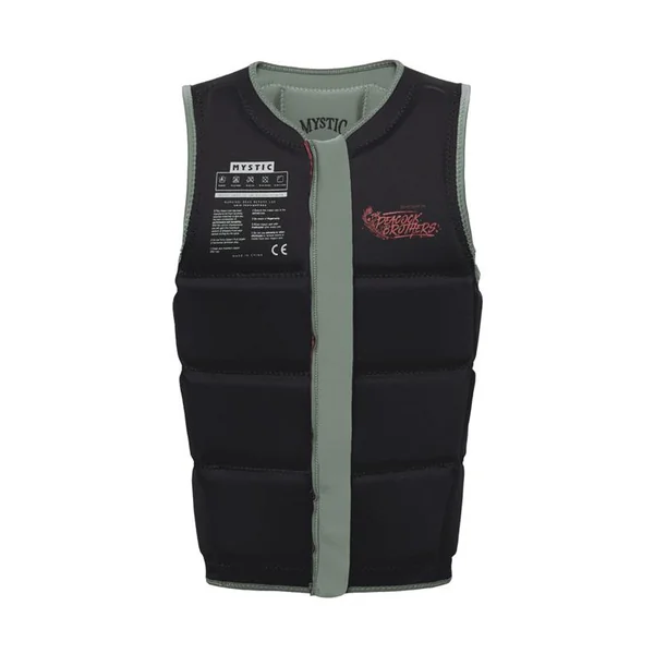 Gilet impact MYSTIC Peacock Front Zip Dark Olive