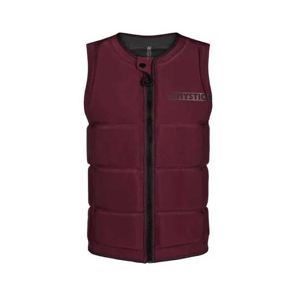 Gilet impact MYSTIC Star Front Zip CE Oxblood Red
