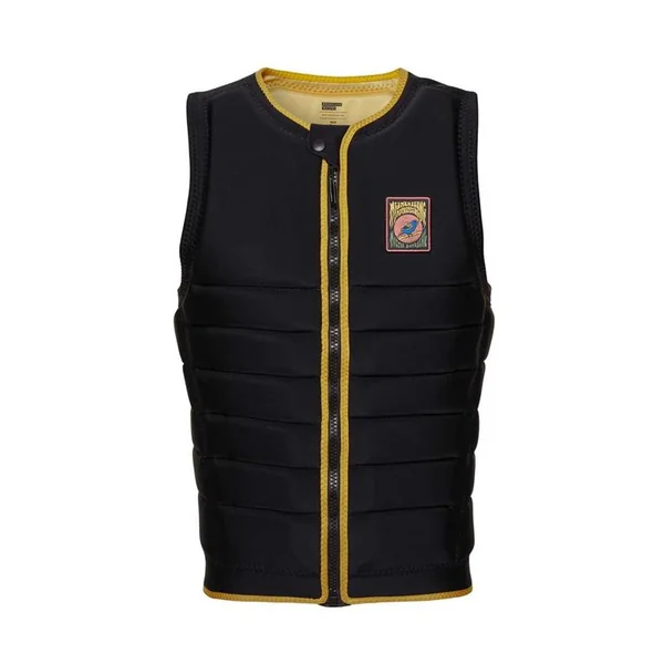 Gilet impact MYSTIC The Dom Front Zip Black / Yellow