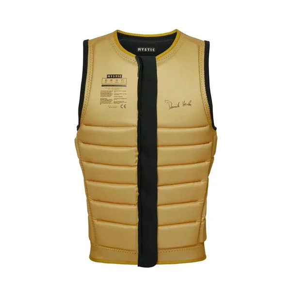 Gilet impact MYSTIC The Dom Front Zip Black / Yellow