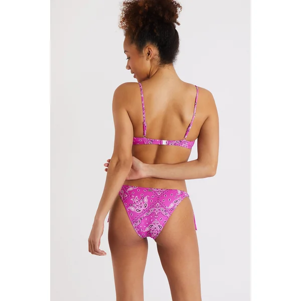 Haut de maillot de bain rose fuchsia WARO BENITA