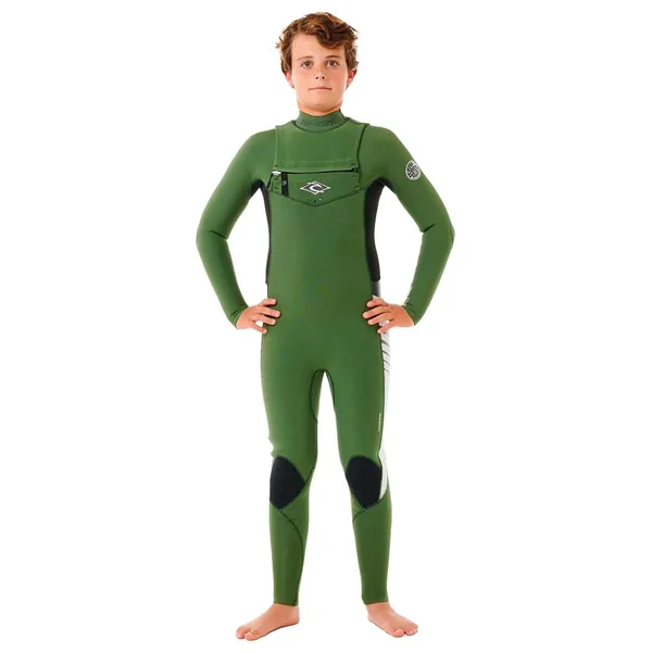 Junior Dawn Patrol 4\/3 Front Zip Black