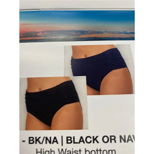 Karmilla - Bas de Maillot Taille Haute Marine 18