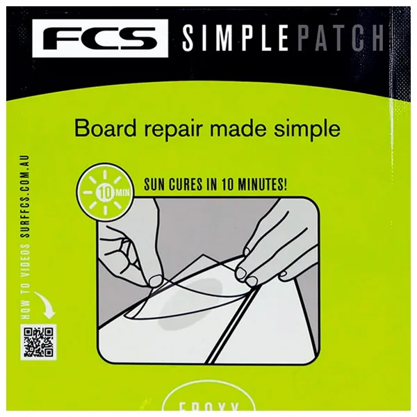 Kit réparation résine Fcs Simple Patch Repair Patch - Epoxy - Regular Size