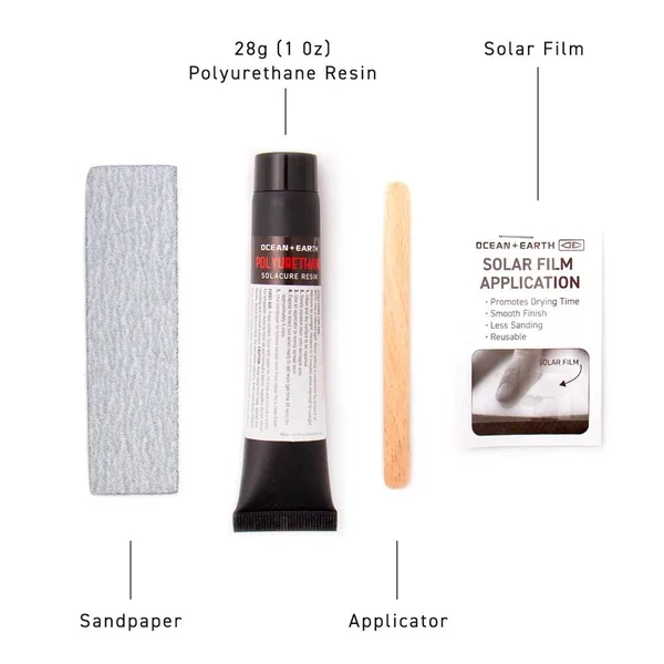 Kit réparation résine Ocean And Earth Solarcure Polyurethane Resin Surfboard Repair Kit