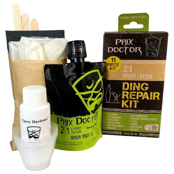 Kit réparation résine Phix Doctor Sunpowered Green Epoxy\/Polyester Bio Resine - 3Oz