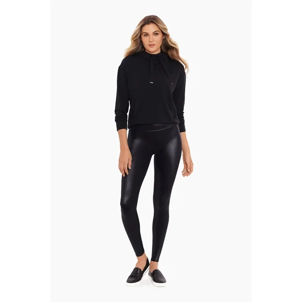 Legging taille haute en tissu