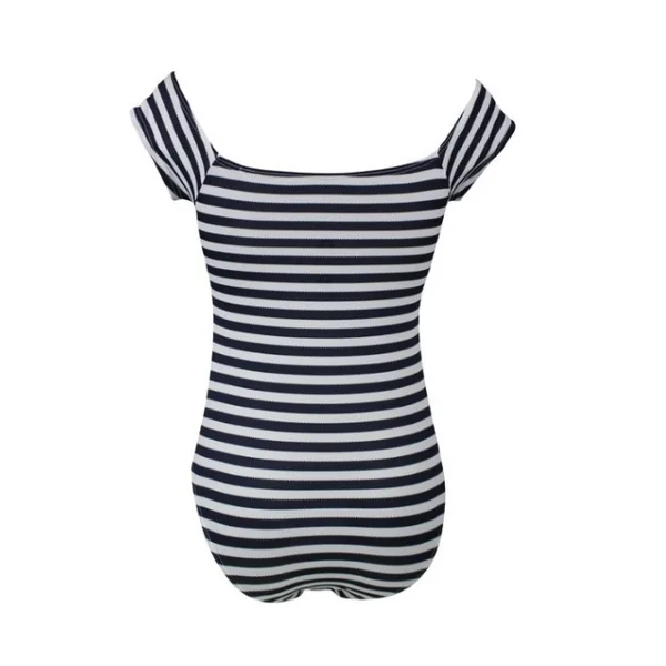Lentiggini Fancy Stripe noir/blanc maillot de bain