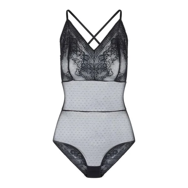LingaDore Delicate Black noir corselet