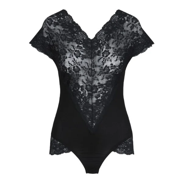 LingaDore Edgy Black noir corselet