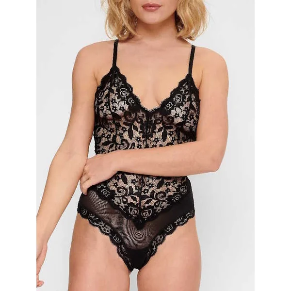 LingaDore Low Back Body noir corselet