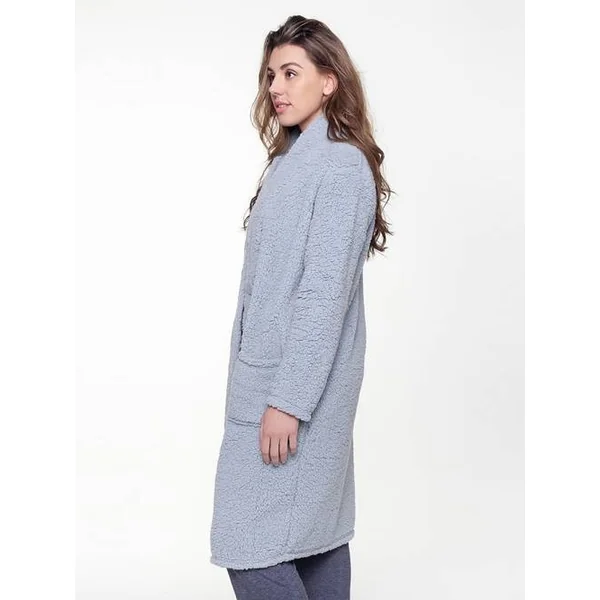 LingaDore Night Fluffy bleu peignoir
