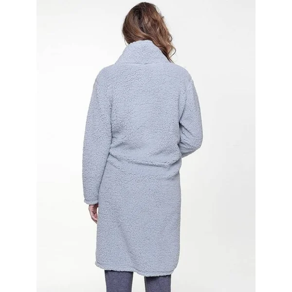LingaDore Night Fluffy bleu peignoir