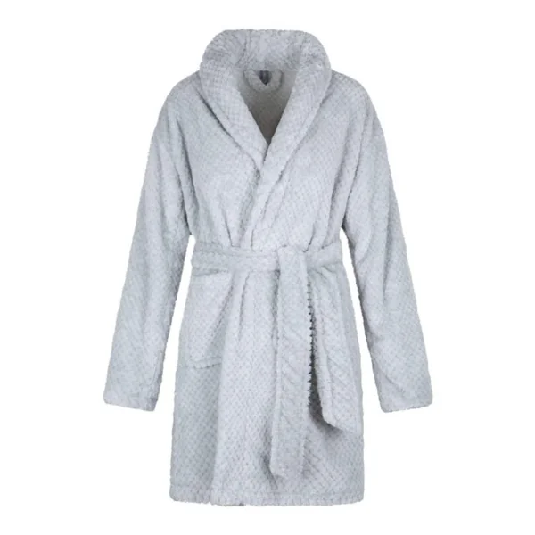 LingaDore Night Fluffy gris peignoir