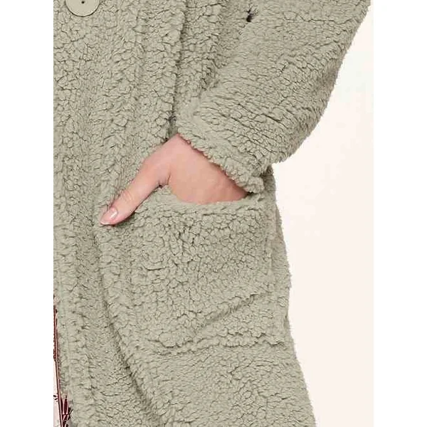 LingaDore Night Fluffy vert peignoir