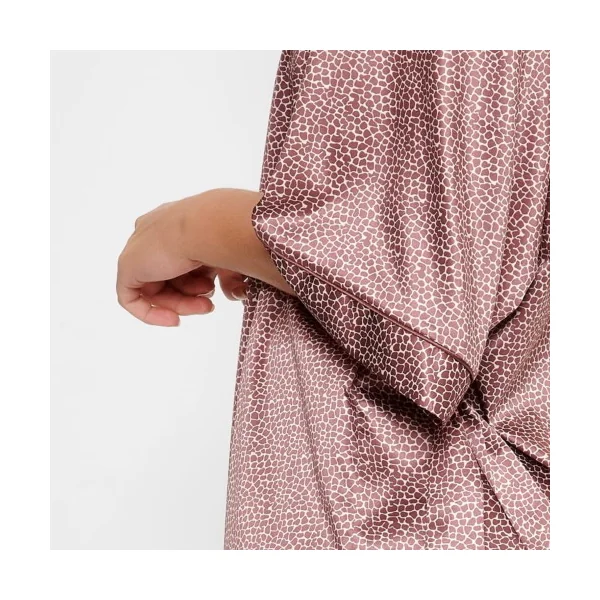 LingaDore Night Giraffe marron/print kimono