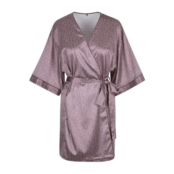 LingaDore Night Giraffe marron/print kimono