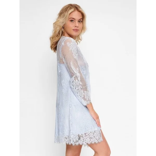 LingaDore Night Heather Blue baby bleu kimono