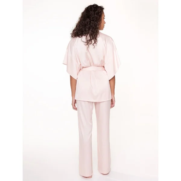 LingaDore Night Shell blush kimono