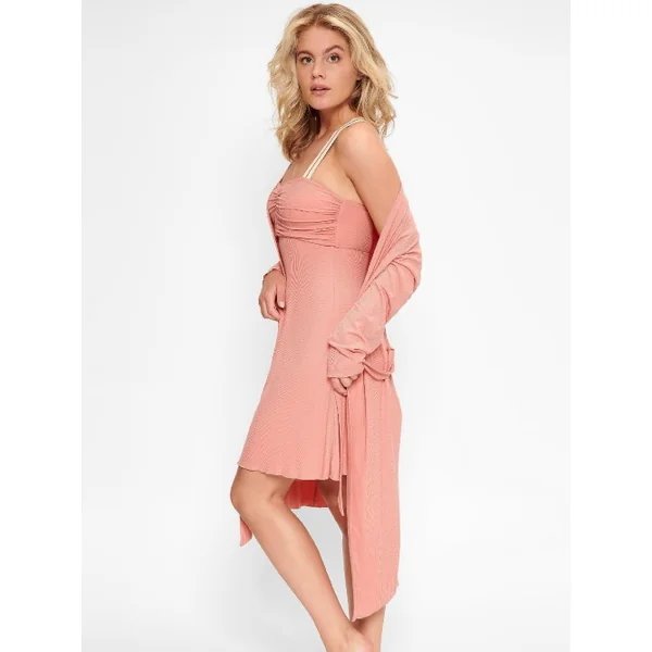 LingaDore Night Vanilla Coffee antique rose kimono