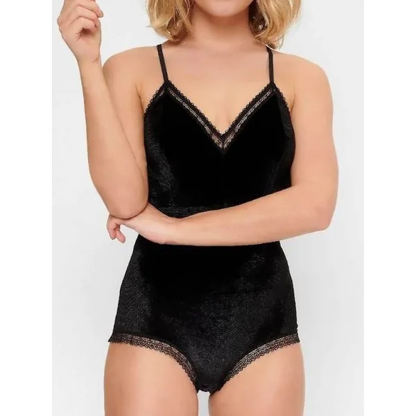 LingaDore Velvet noir corselet