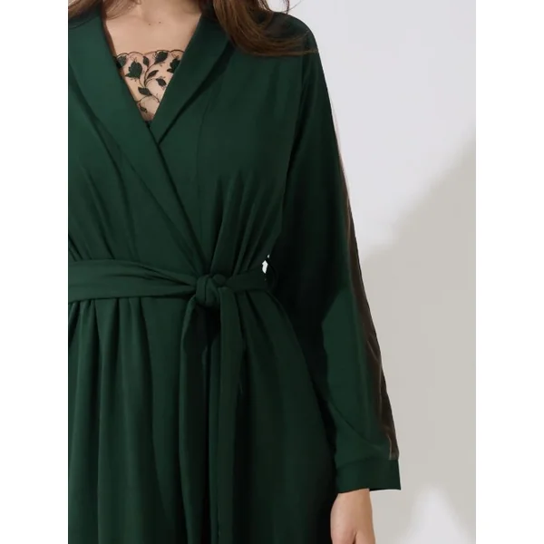 Lisca Gloriosa forest green kimono