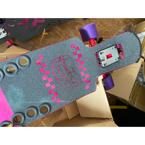 Longboard skate beercan Kegger Purple DA