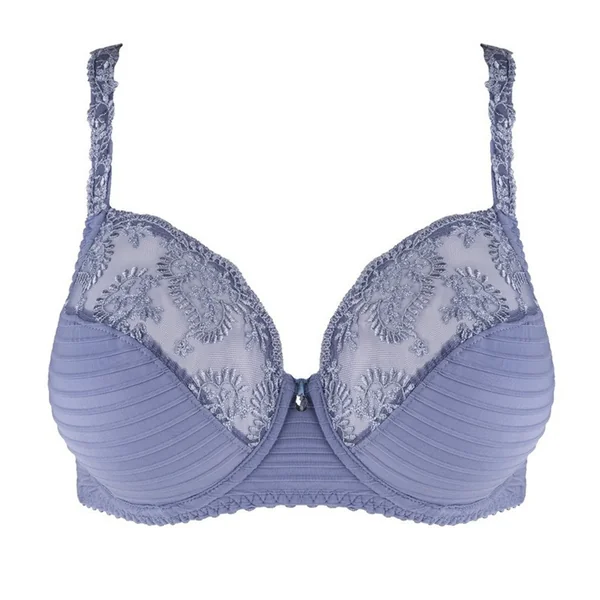 Louisa Bracq - Soutien gorge avec cerceau maintien total avec dentelle 42 (95) G Bleu