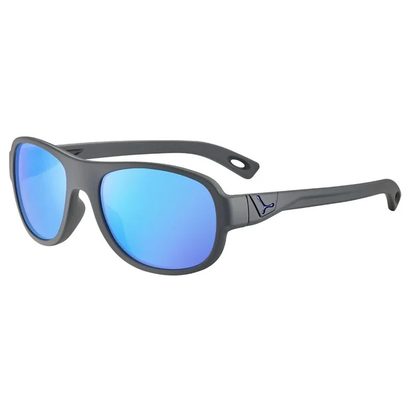Lunettes de soleil Cebe Zac Soft Touch Grey Zone Blue Light Grey Cat.3 Blue Flash Mirror