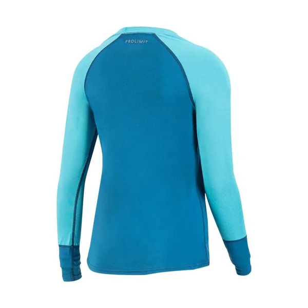 Lycra femme PROLIMIT PureGirl Loosefit Shirt Longarm Blue/Turqoise