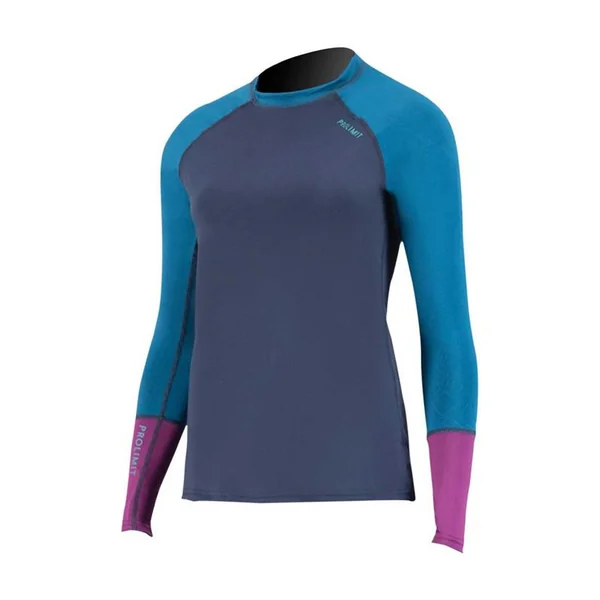 Lycra femme PROLIMIT PureGirl Loosefit Shirt Longarm Navy/Blue