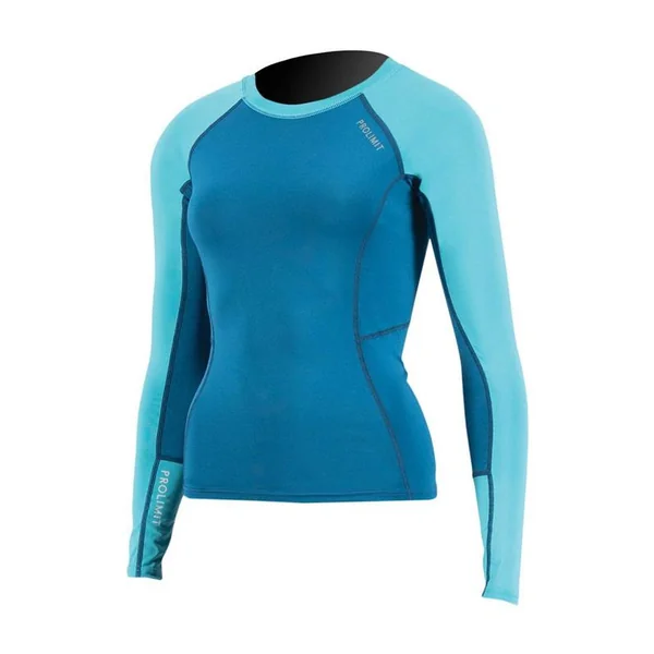 Lycra femme PROLIMIT PureGirl Rashguard Longarm Blue/Turqoise