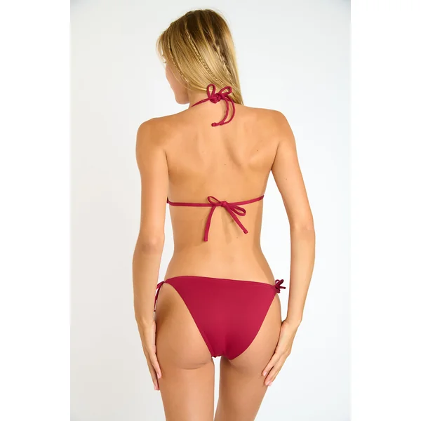 Maillot de bain 2 pièces bordeaux AUDREY VERNIS
