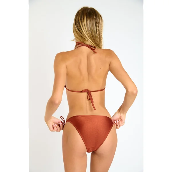 Maillot de bain 2 pièces Café AUDREY BRILLANCE