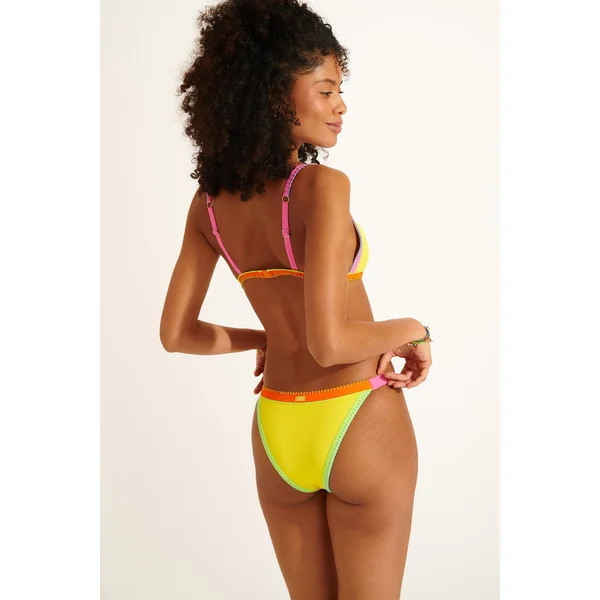 Maillot de bain 2 pièces jaune TANEOFIABA SANTACOLOR