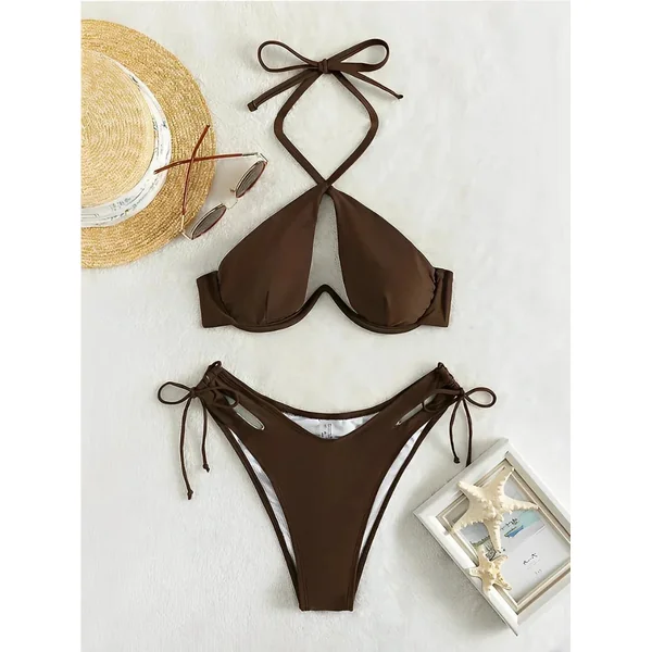 Maillot De Bain Croisé Devant