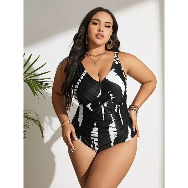 Maillot de bain grande taille gainant