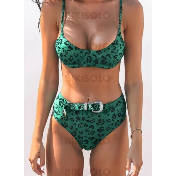 Maillot de bain taille haute femme bikini
