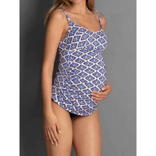 Maillots de bain Anita Lelepa bleu/print tankini de grossesses