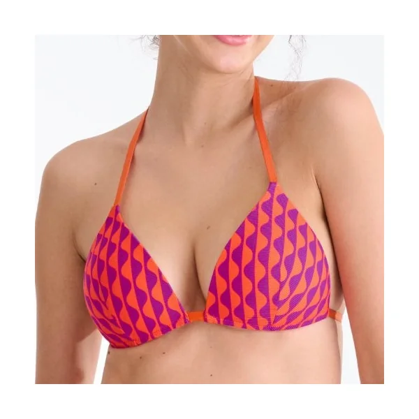 Maillots de bain Lisca Aruba orange bikinitop push up