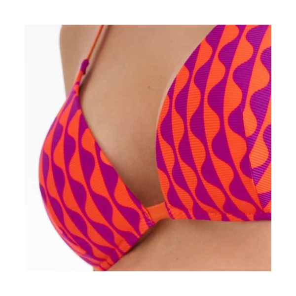 Maillots de bain Lisca Aruba orange bikinitop push up