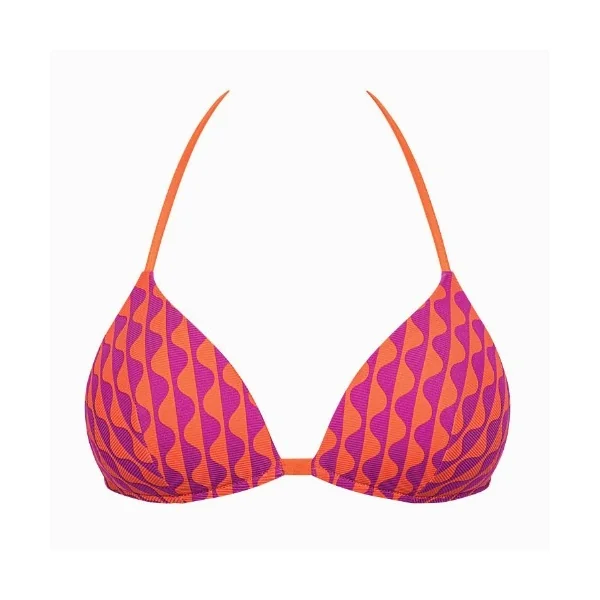 Maillots de bain Lisca Aruba orange bikinitop push up