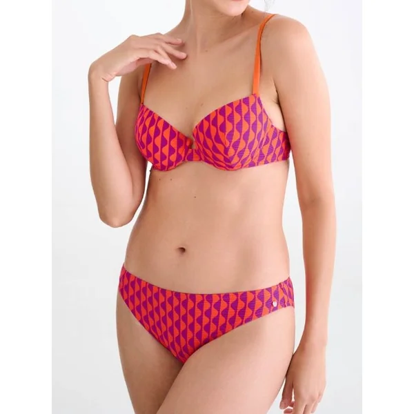 Maillots de bain Lisca Aruba orange haut de bikini préformé