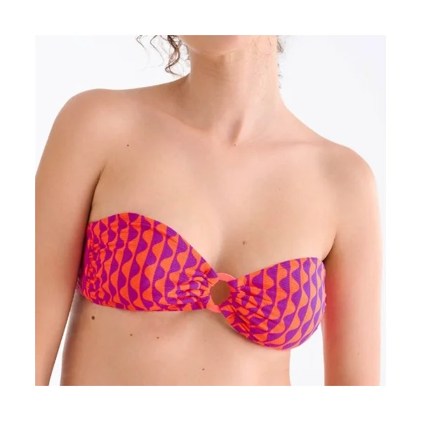 Maillots de bain Lisca Aruba orange haut de bikini préformé