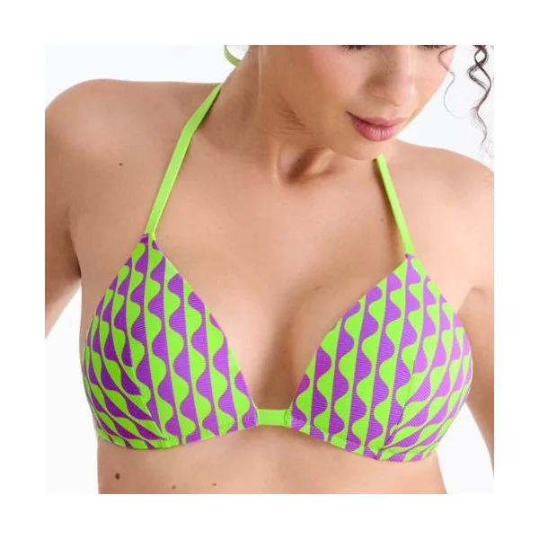 Maillots de bain Lisca Aruba vert bikinitop push up
