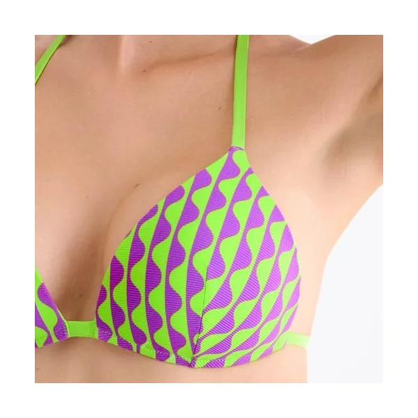 Maillots de bain Lisca Aruba vert bikinitop push up