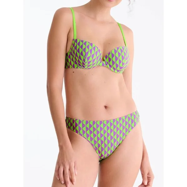 Maillots de bain Lisca Aruba vert haut de bikini préformé